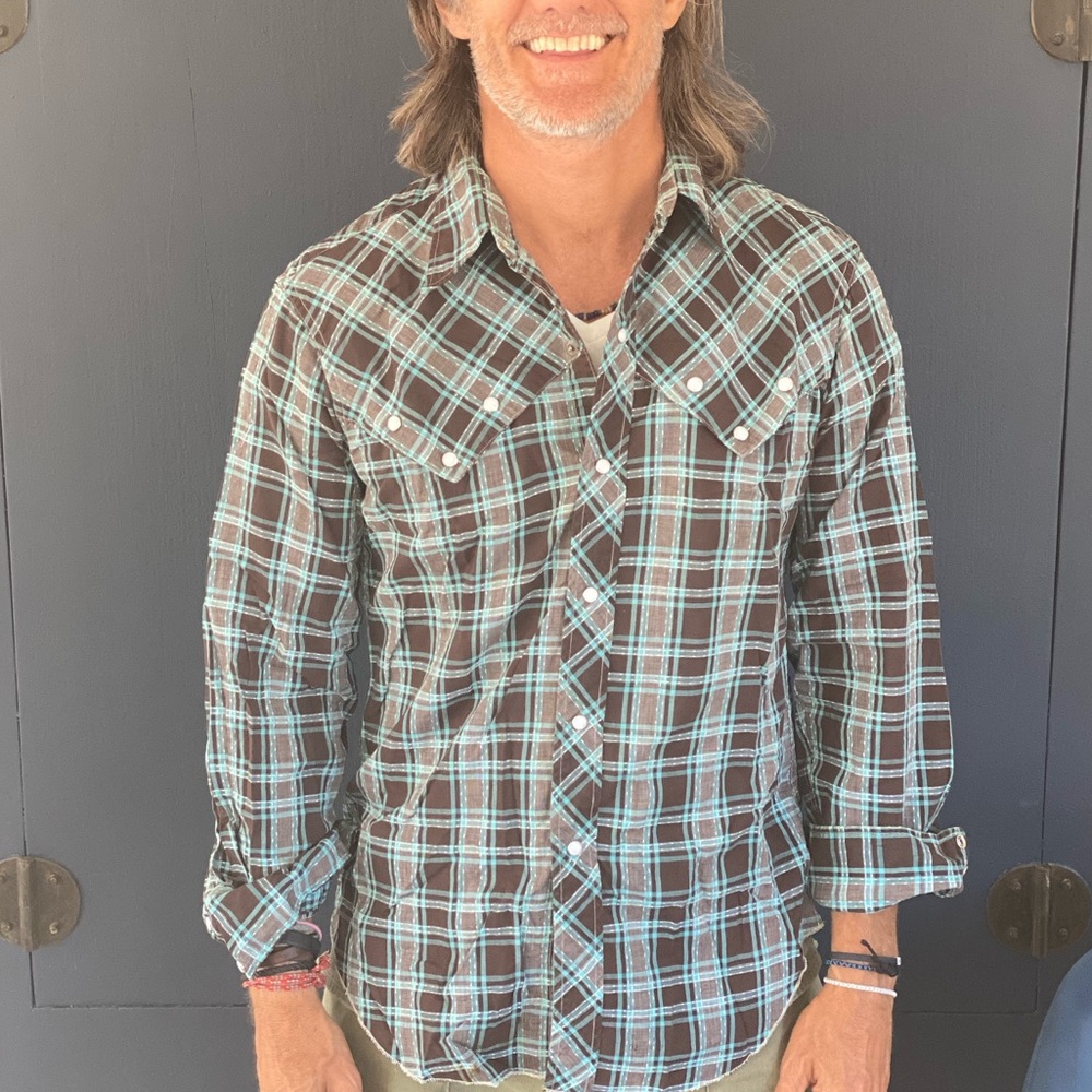 H BAR C vintage western shirt made in America